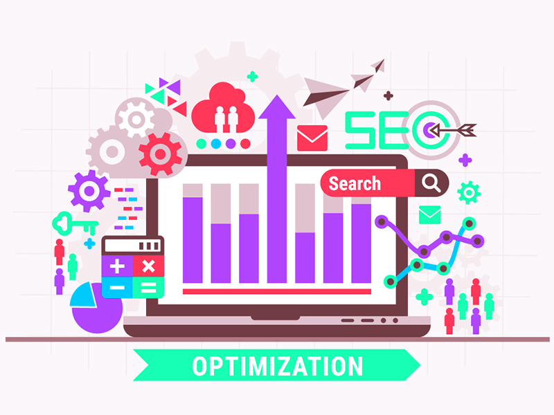 Graphs showing search optimization